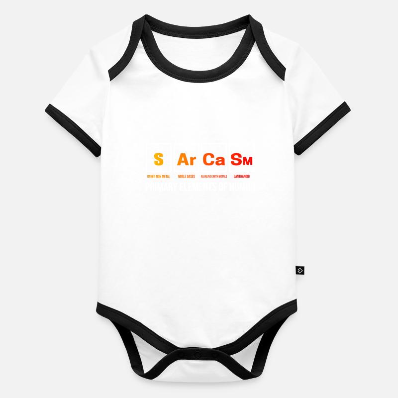 chimie Body Bébé bio contrasté manches courtes