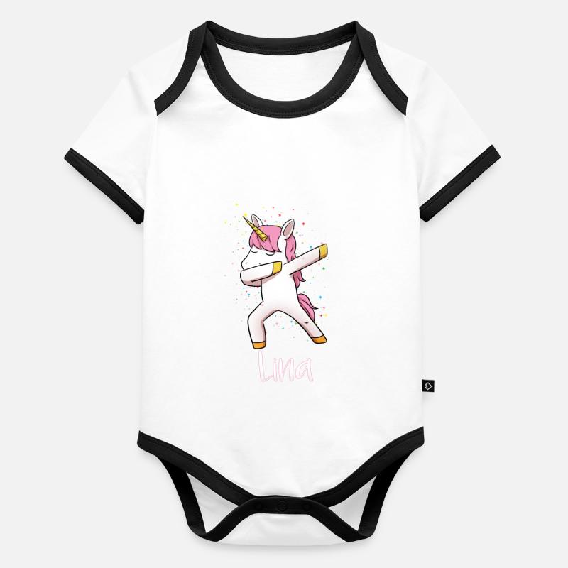 Lina Organic Baby Contrasting Bodysuit
