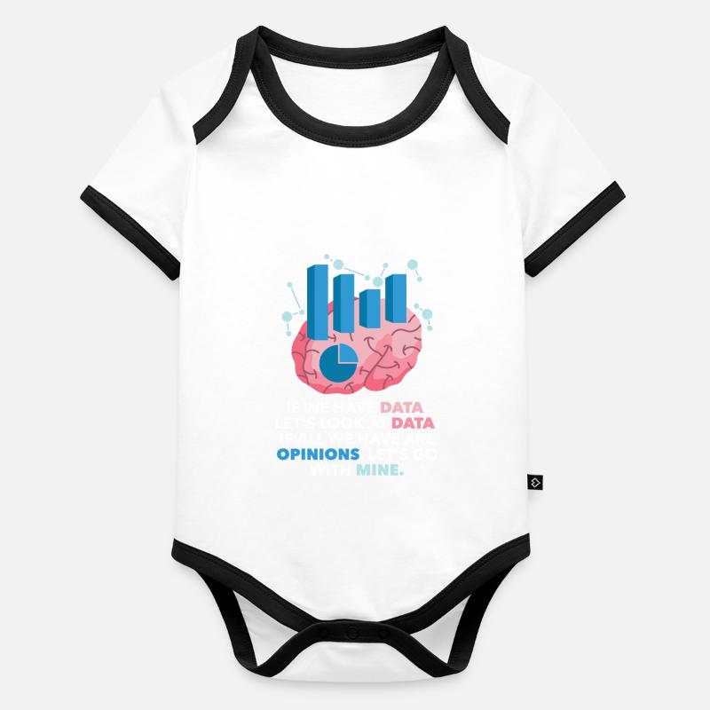 Si tout nous avons des opinions Analyste Data Science Body Bébé bio contrasté manches courtes