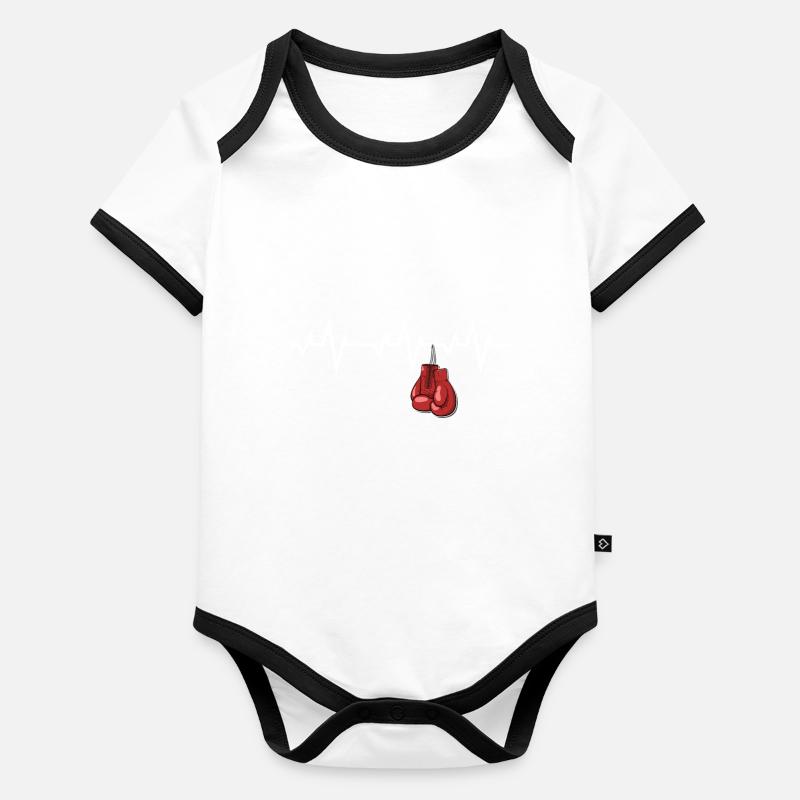 Boxe Arts Martiaux Punch Gants de Boxe Sparring Body Bébé bio contrasté manches courtes