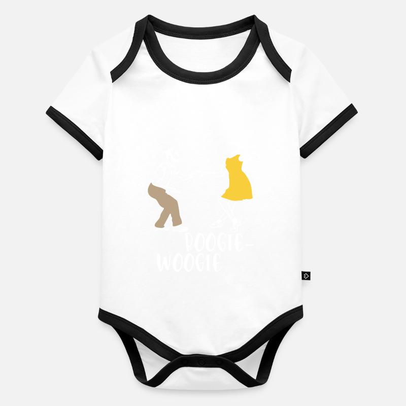 Boogie woogie Organic Baby Contrasting Bodysuit