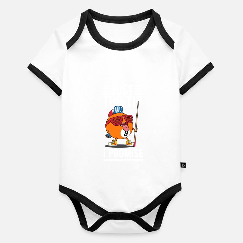 Just the Tip Billiard Baby Bio-Kurzarm-Kontrastbody