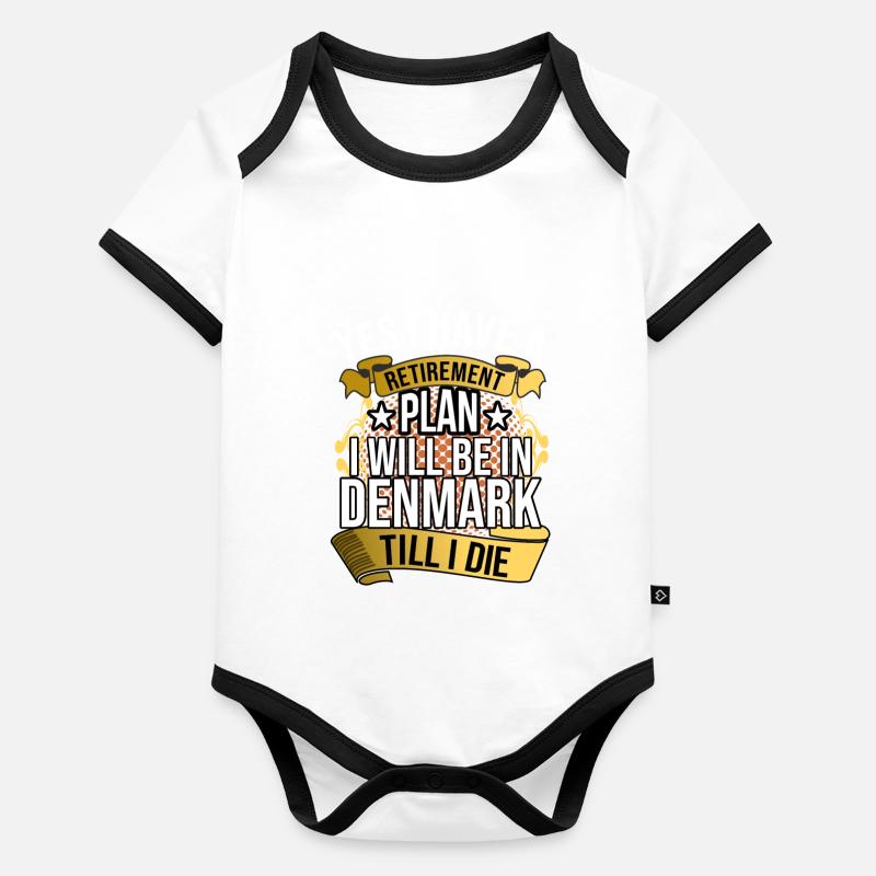 Denmark Organic Baby Contrasting Bodysuit
