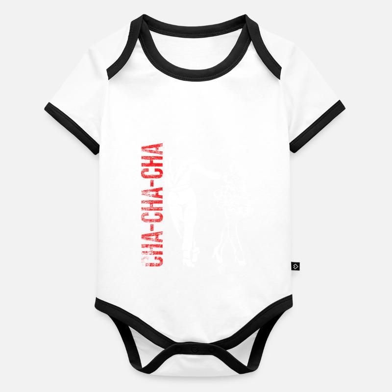 Cha Cha dance Organic Baby Contrasting Bodysuit