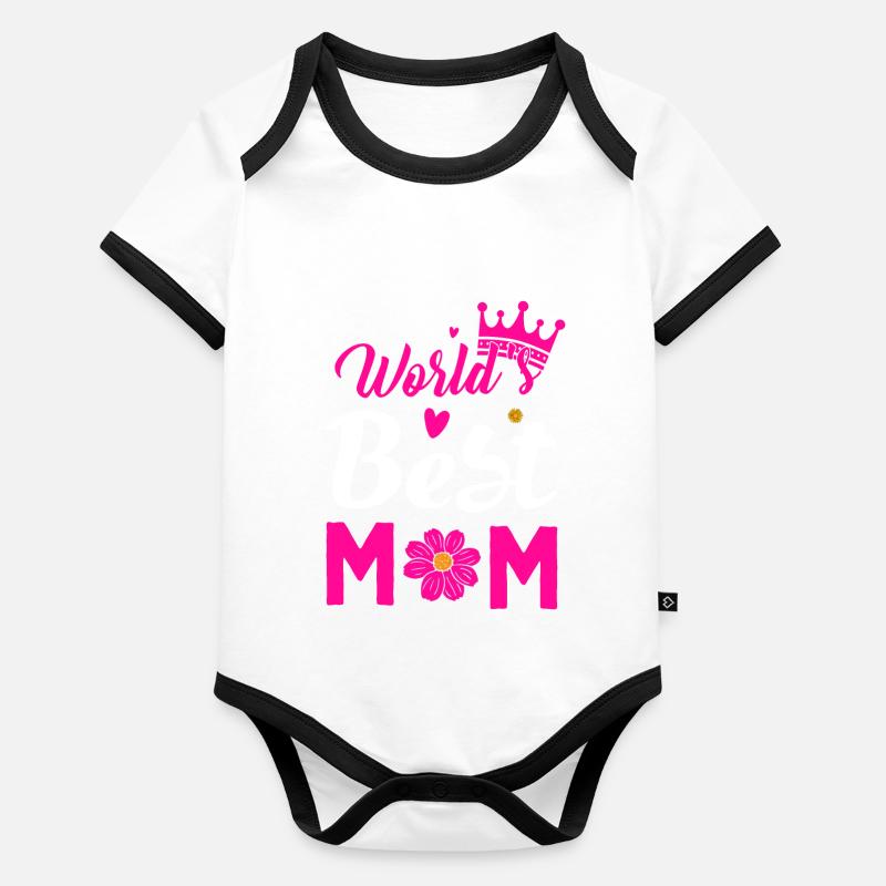 MAMA - MUTTER MUTTERTAG Baby Bio-Kurzarm-Kontrastbody