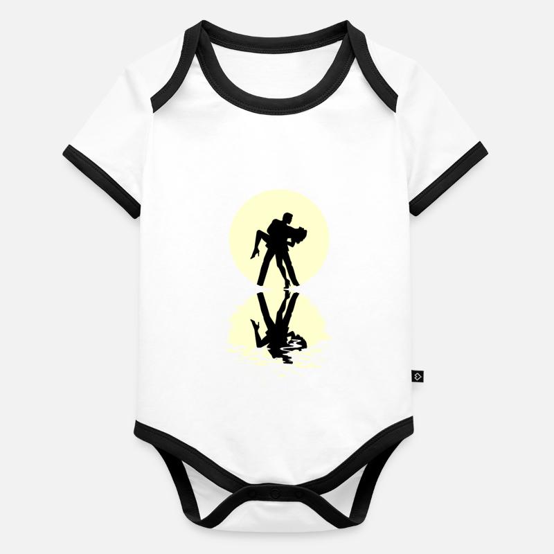 Tango Moon Baby Bio-Kurzarm-Kontrastbody