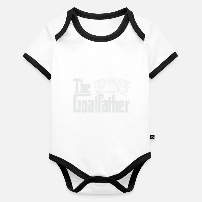 Fête des pères Body Bébé bio contrasté manches courtes