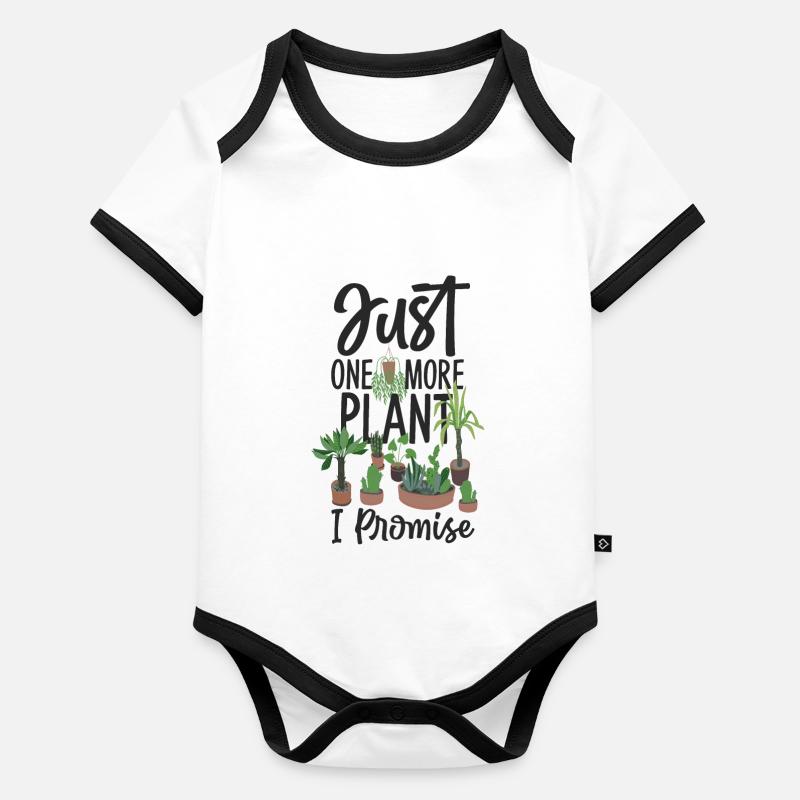 Gärtner Pflanzen Baby Bio-Kurzarm-Kontrastbody