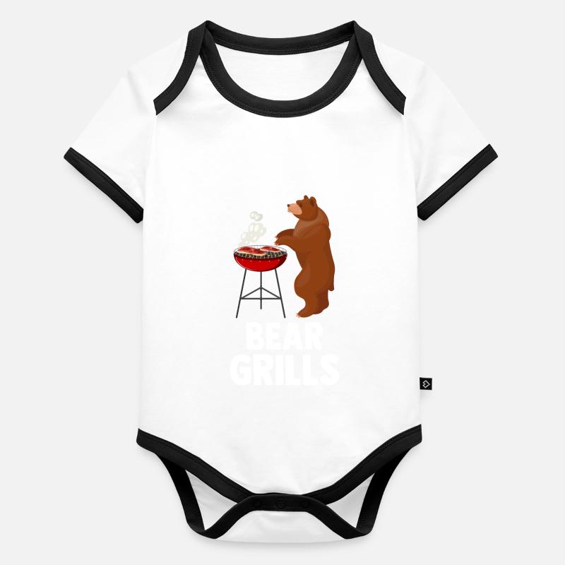 Bear Grills Organic Baby Contrasting Bodysuit