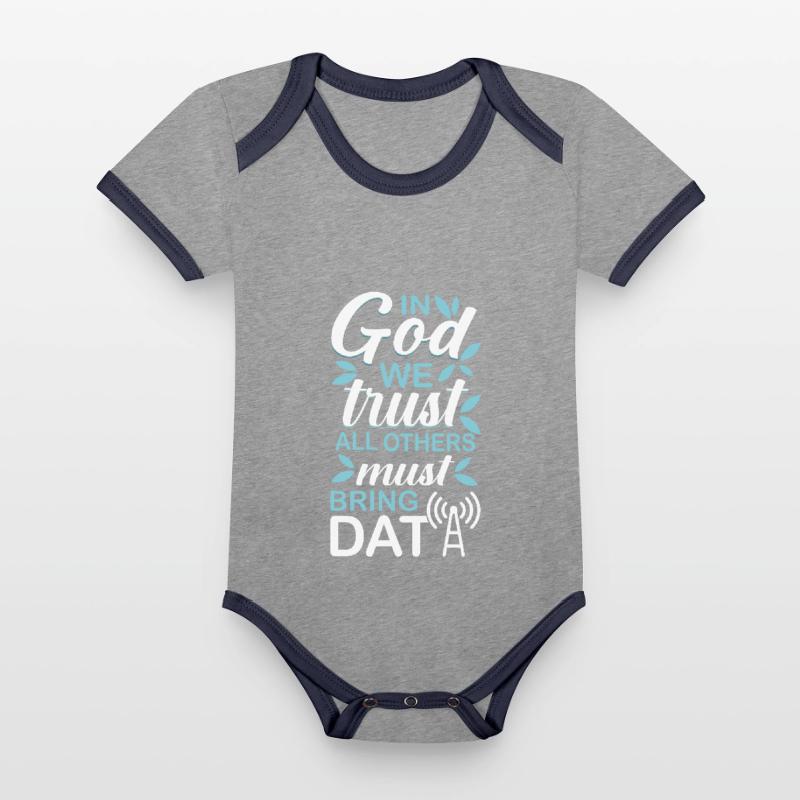 Programmierer Debugging Baby Bio-Kurzarm-Kontrastbody