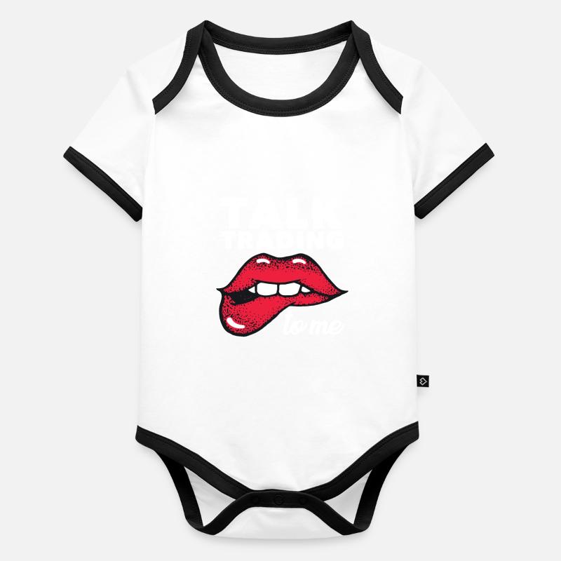 Stock Day Trading Exchange Forex Stock Trader Organic Baby Contrasting Bodysuit