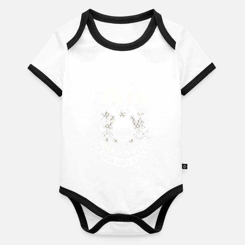 Dachdecker Baby Bio-Kurzarm-Kontrastbody