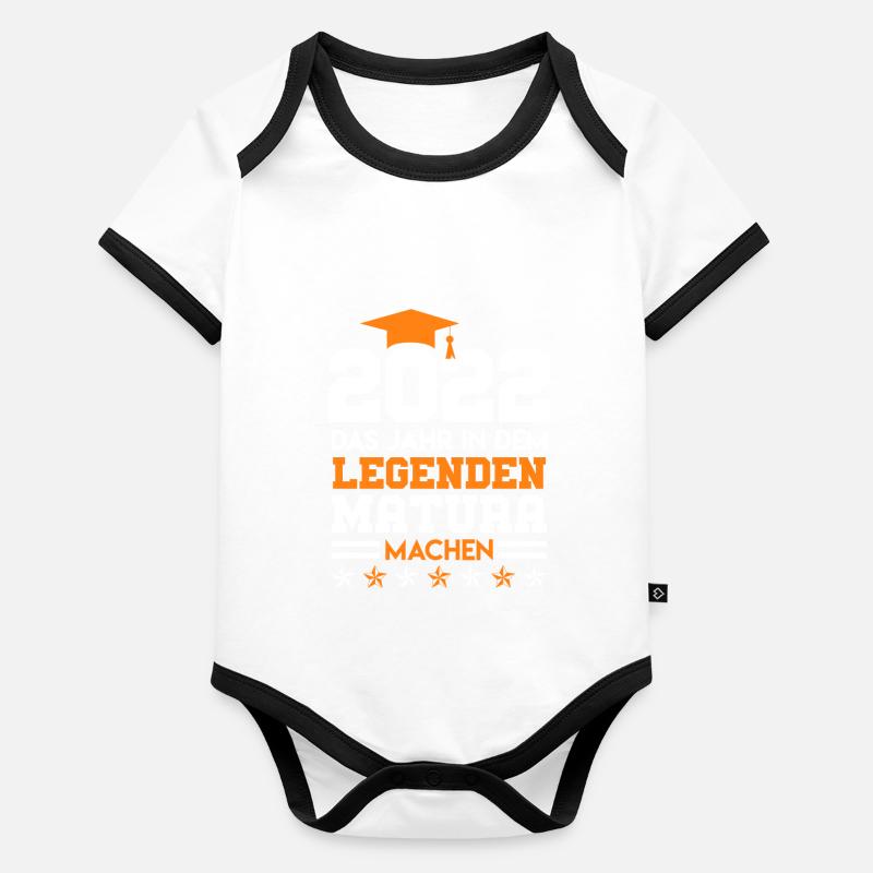 Matura 2022 Baby Bio-Kurzarm-Kontrastbody