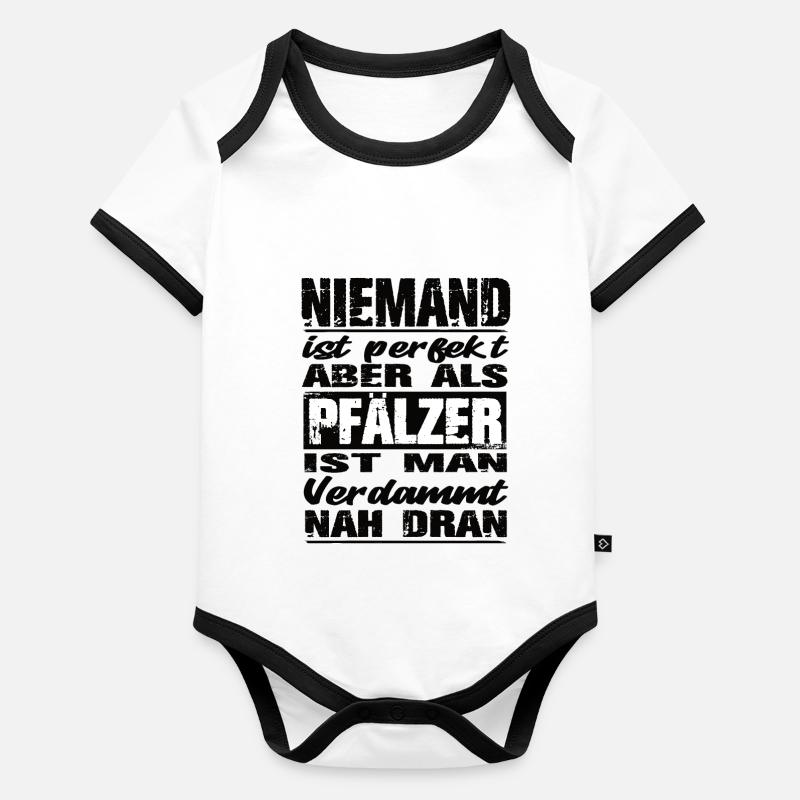 Pfälzer Baby Bio-Kurzarm-Kontrastbody