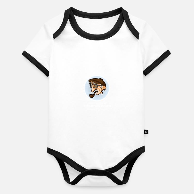 Cyber Security Engineer ist kein stressiger Job Baby Bio-Kurzarm-Kontrastbody