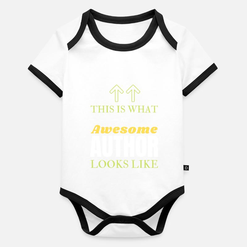 Author Organic Baby Contrasting Bodysuit