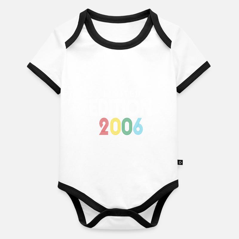 Limited Edition 2006 Baby Bio-Kurzarm-Kontrastbody