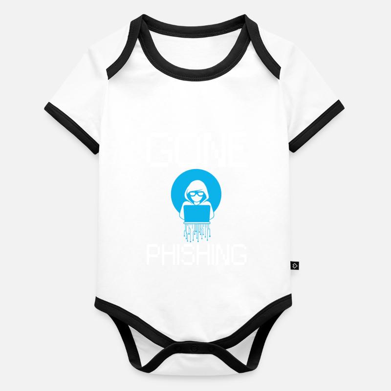 Piratage informatique de sécurité éthique Body Bébé bio contrasté manches courtes