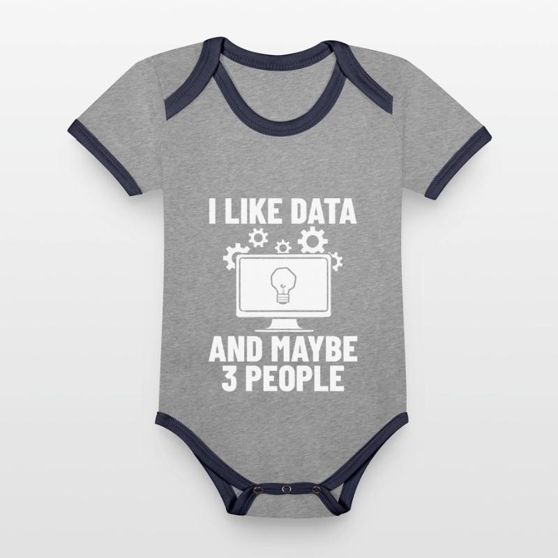 Software Development Software Developer Developer Organic Baby Contrasting Bodysuit