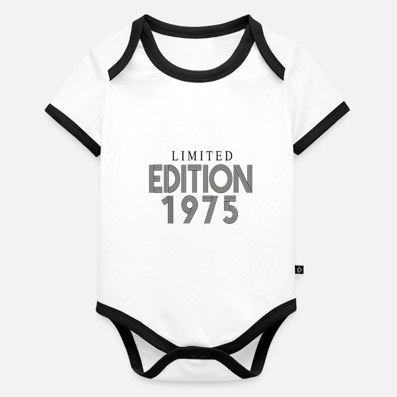 Limited Edition 1975 Baby Bio-Kurzarm-Kontrastbody