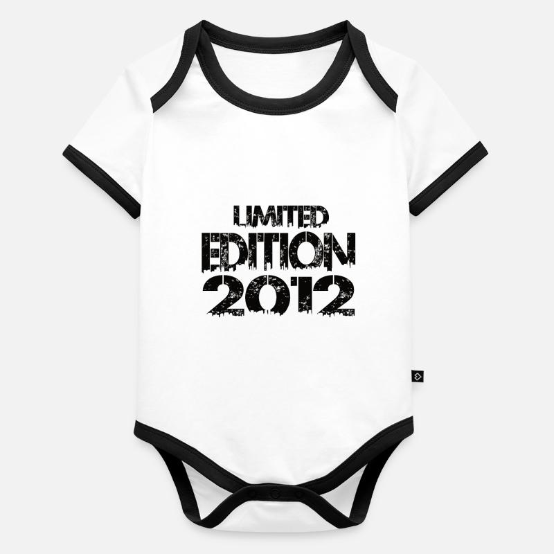 Limited Edition 2012 Baby Bio-Kurzarm-Kontrastbody