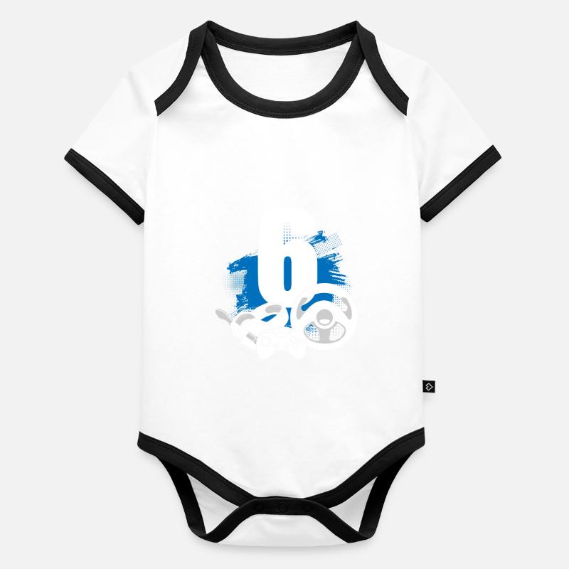 Gaming Controller 6 Years Old Video Gamer Baby Bio-Kurzarm-Kontrastbody