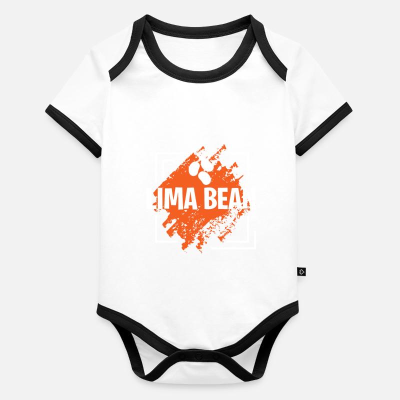 Lima Bean fantastic Design Baby Bio-Kurzarm-Kontrastbody