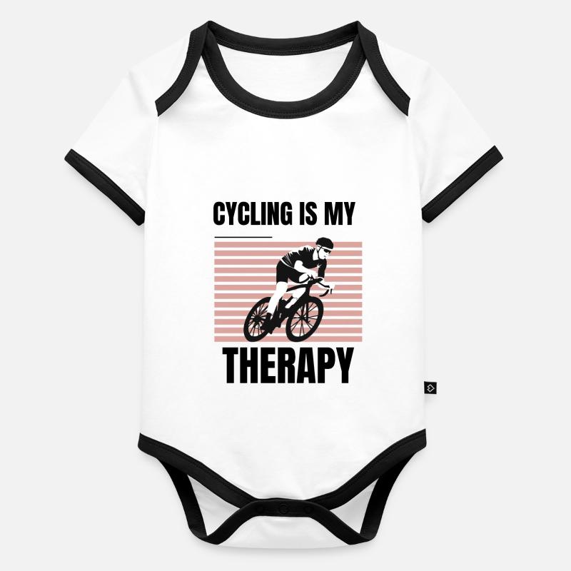 Cyclisme EF Body Bébé bio contrasté manches courtes