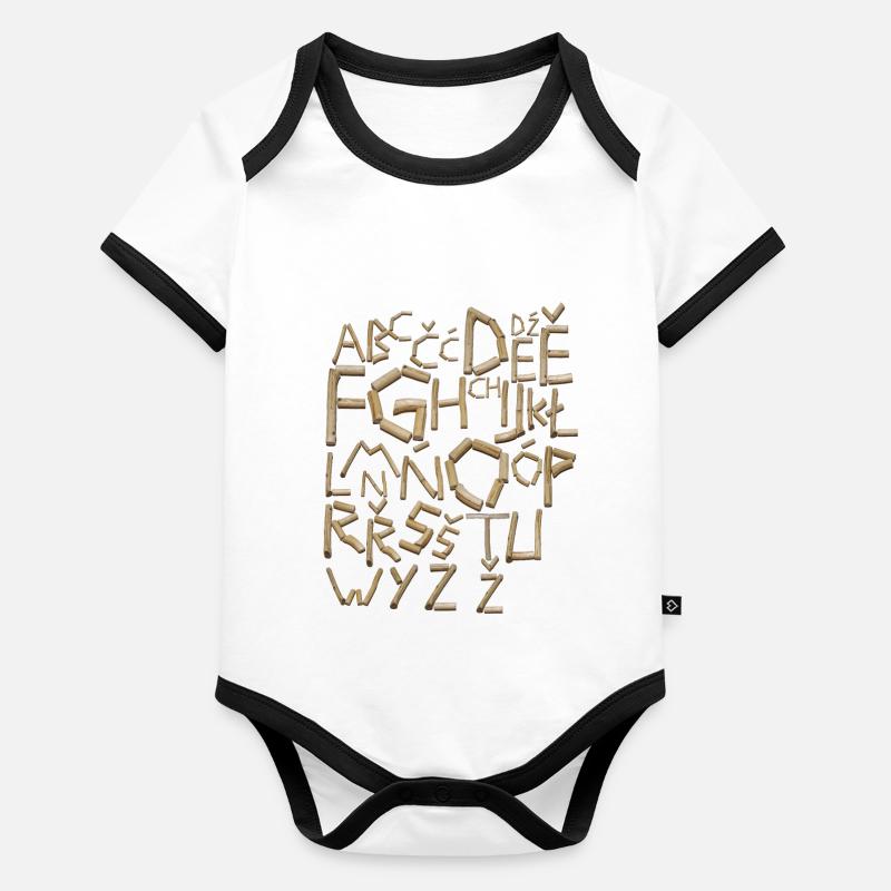 ABC daj tom psej Baby Bio-Kurzarm-Kontrastbody