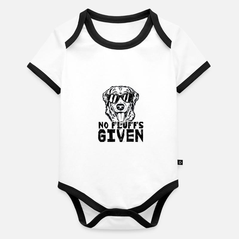 No fluffs given - cocker spaniel Organic Baby Contrasting Bodysuit