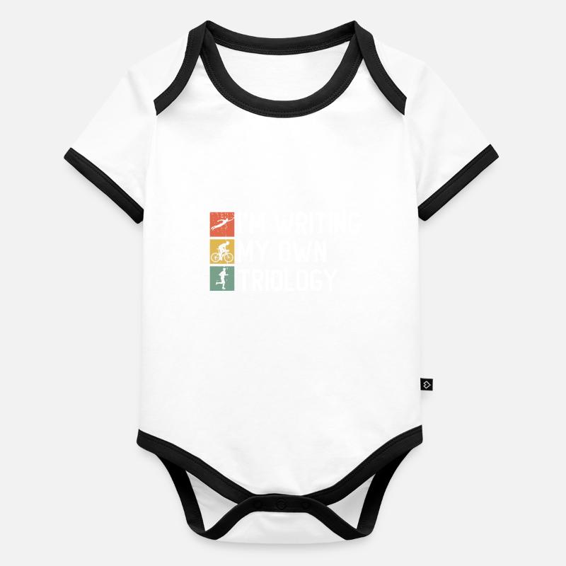 J’écris ma propre trilogie - Triathlon Body Bébé bio contrasté manches courtes