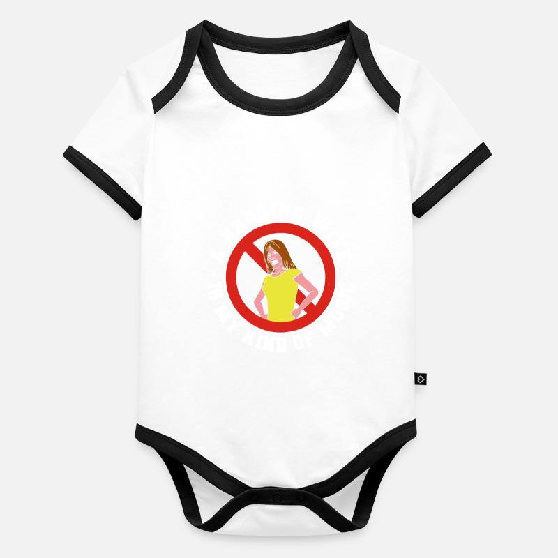 Ingénieur du son Tontechniker Body Bébé bio contrasté manches courtes