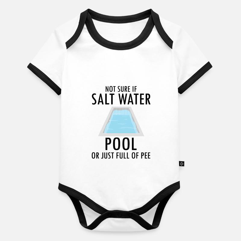 Conceptions de sauveteurs pour les techniciens de piscine Body Bébé bio contrasté manches courtes