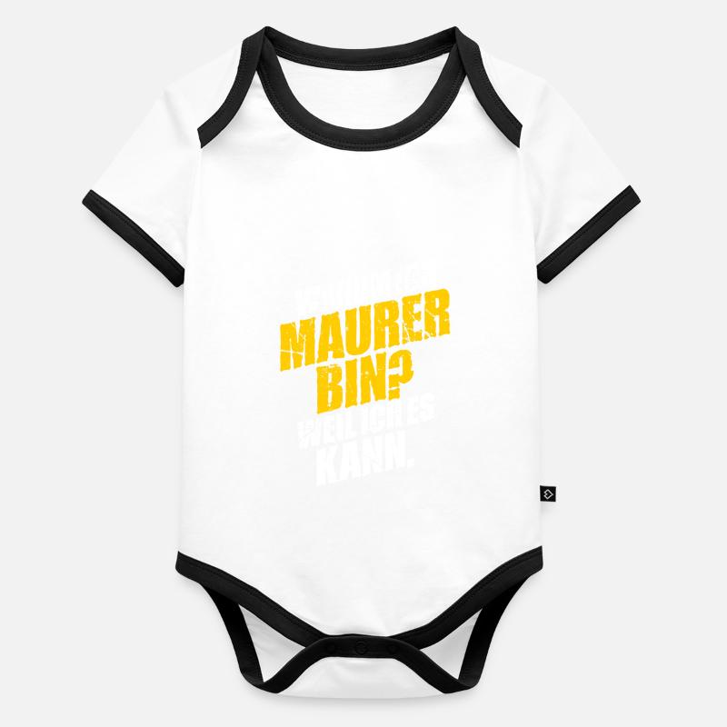 Maurer Baby Bio-Kurzarm-Kontrastbody