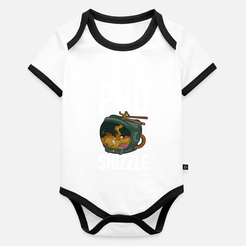 Pho Shizzle Pho Geschenk Baby Bio-Kurzarm-Kontrastbody