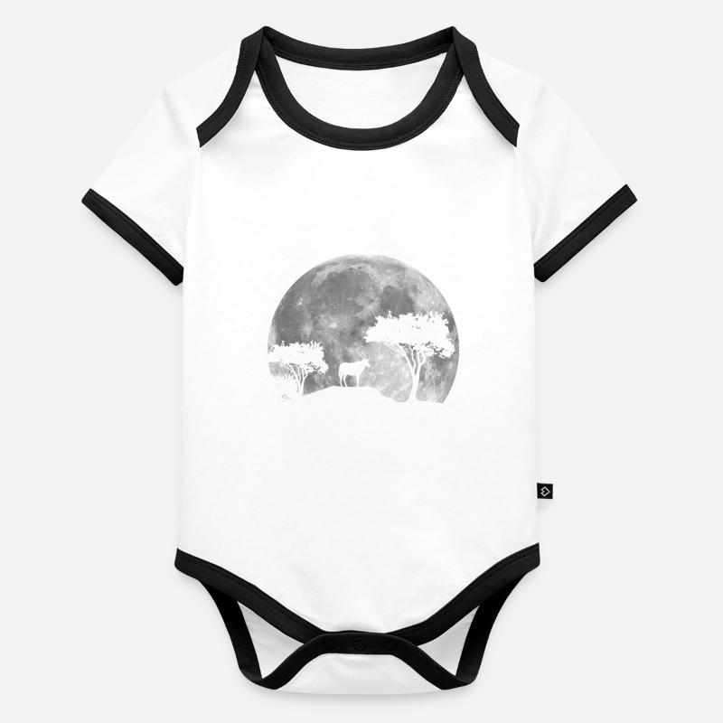 Antelope Moon Design Organic Baby Contrasting Bodysuit