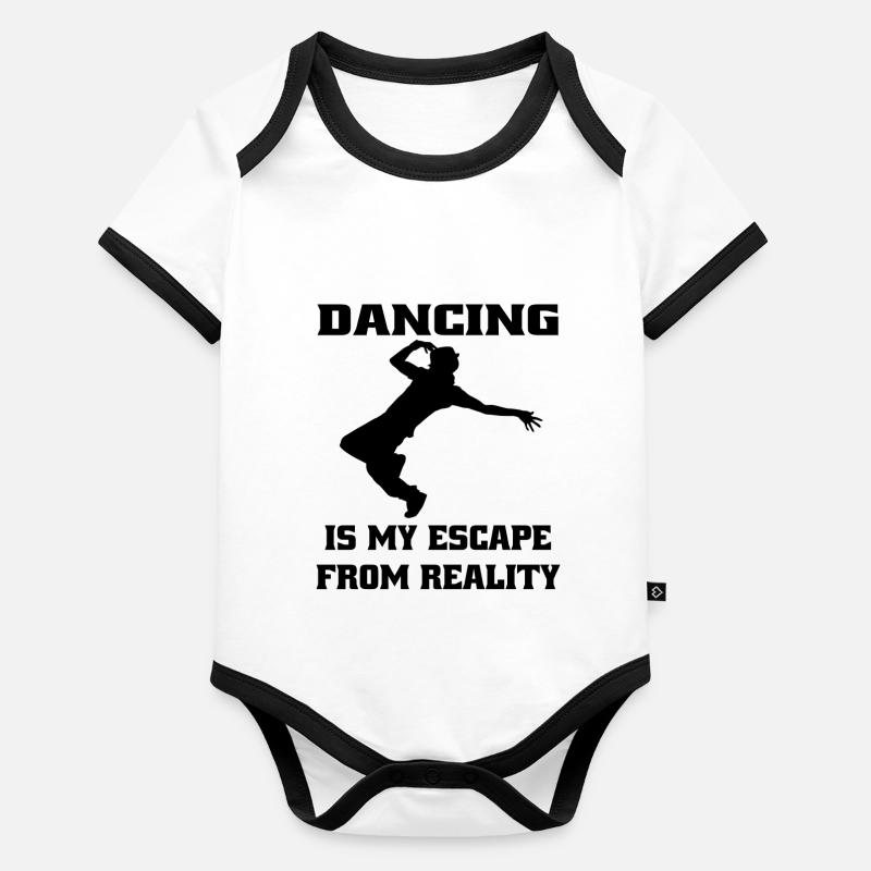 Breakdance Dance Sport Gift Dancing Dancer Organic Baby Contrasting Bodysuit