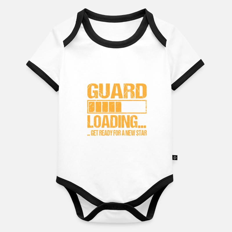 Security guard loading security guard training Organic Baby Contrasting Bodysuit
