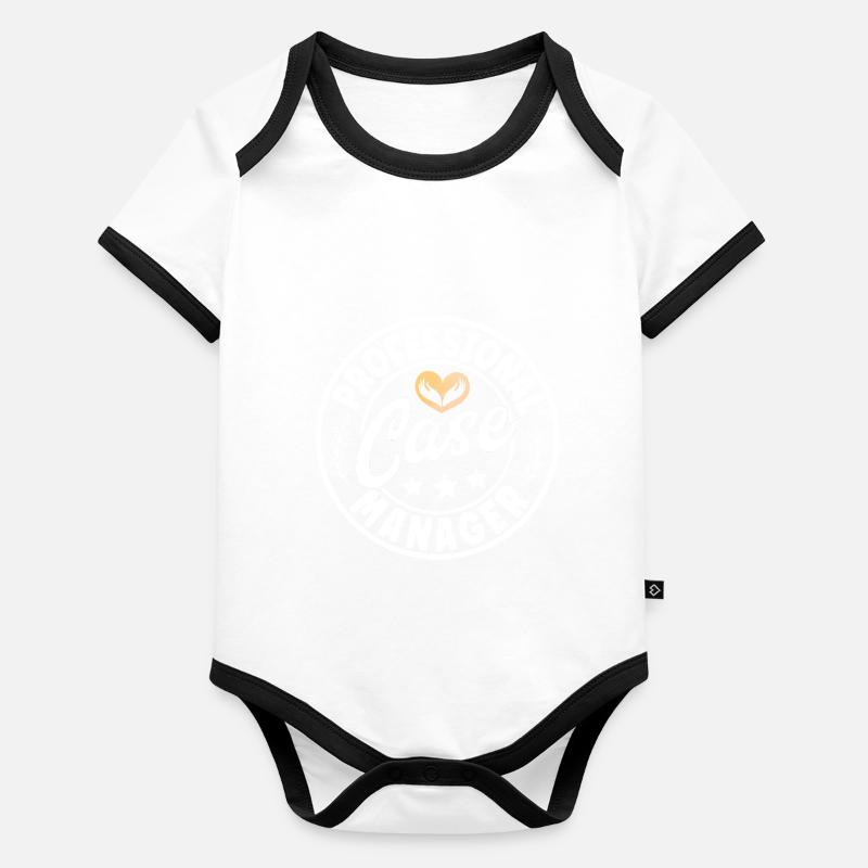 School Social Work Month Organic Baby Contrasting Bodysuit