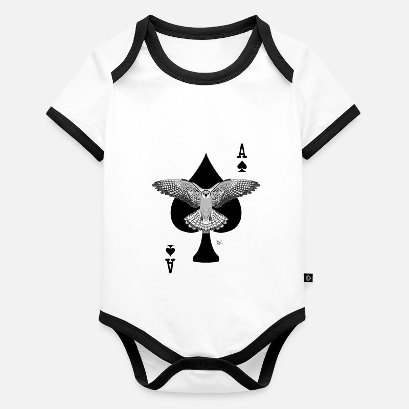 Falcon’s spade. Organic Baby Contrasting Bodysuit