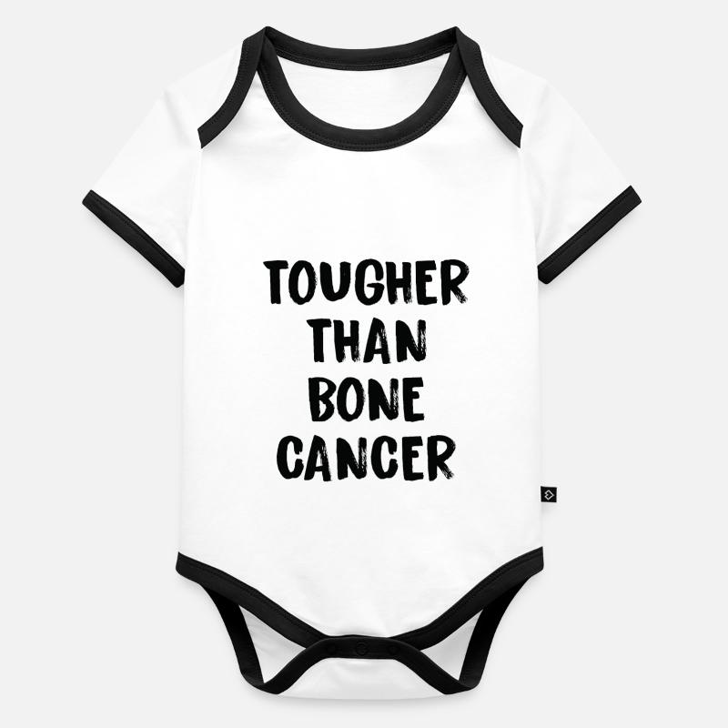 Plus dur que le cancer des os Body Bébé bio contrasté manches courtes