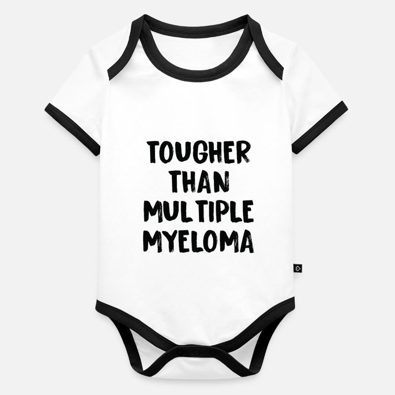 Plus dur que le cancer du myélome multiple Body Bébé bio contrasté manches courtes