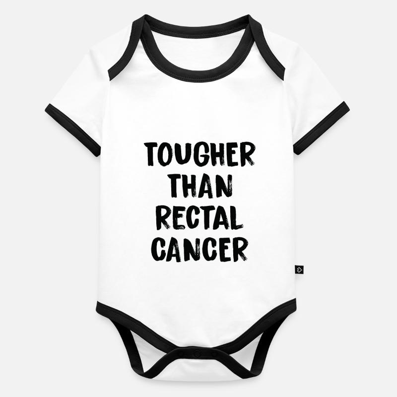Plus dur que le cancer du rectum Body Bébé bio contrasté manches courtes