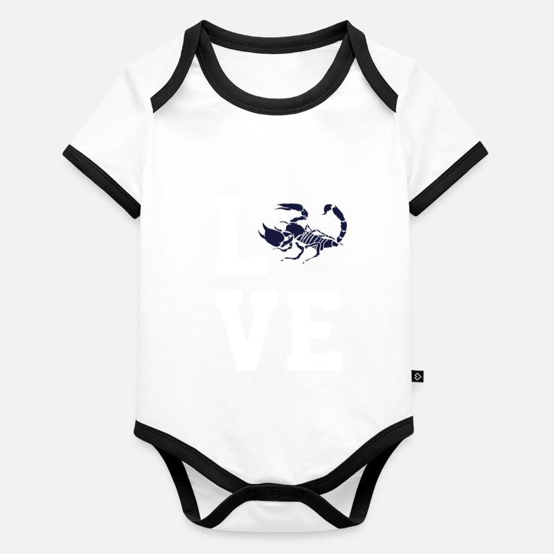 Dear Scorpio Organic Baby Contrasting Bodysuit