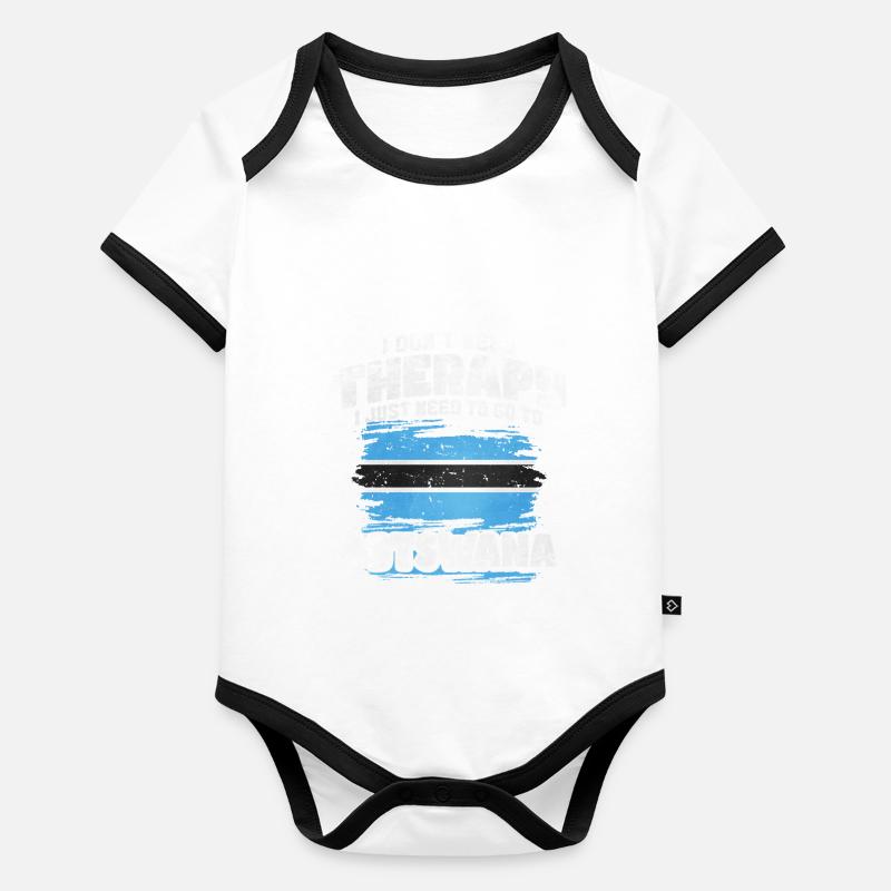 Botswana Organic Baby Contrasting Bodysuit