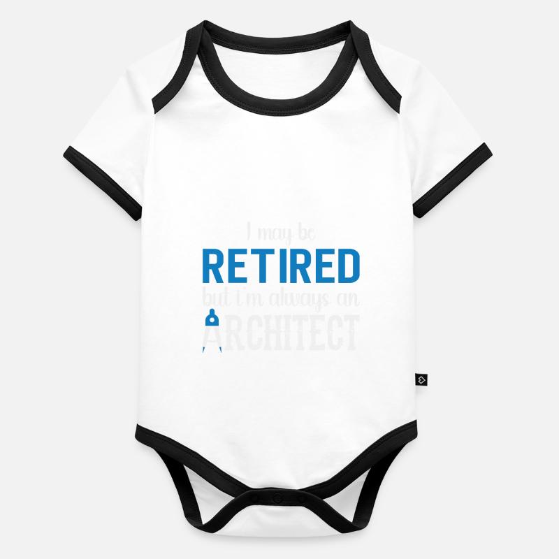 Architekt Geschenk Beruf Architektur Job Architekt Baby Bio-Kurzarm-Kontrastbody