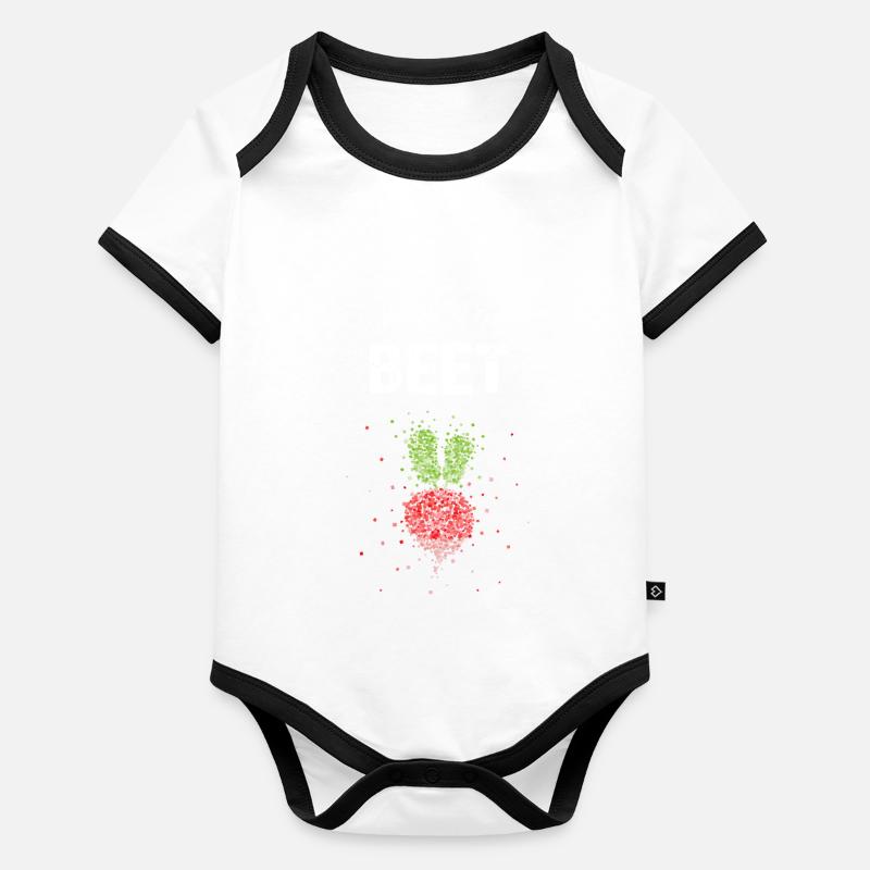 Radieschen Beet Kostümersatz Karneval Fasching Baby Bio-Kurzarm-Kontrastbody