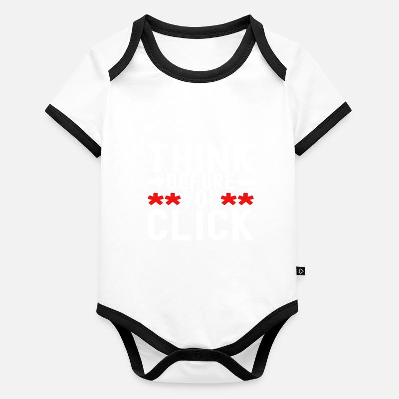 Programmierer Cyber Security Baby Bio-Kurzarm-Kontrastbody