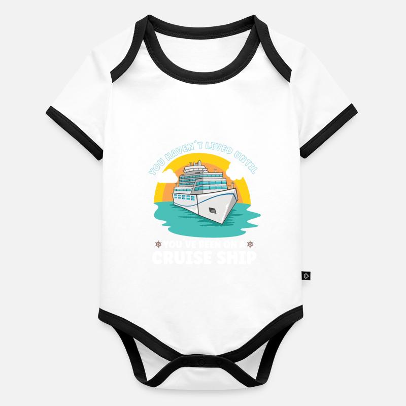 Boating Boat Captain Cruise Ship Organic Baby Contrasting Bodysuit