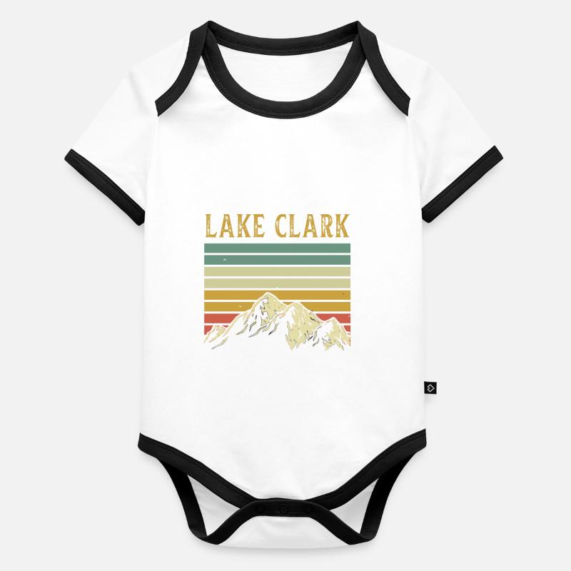 Alaska Body Bébé bio contrasté manches courtes